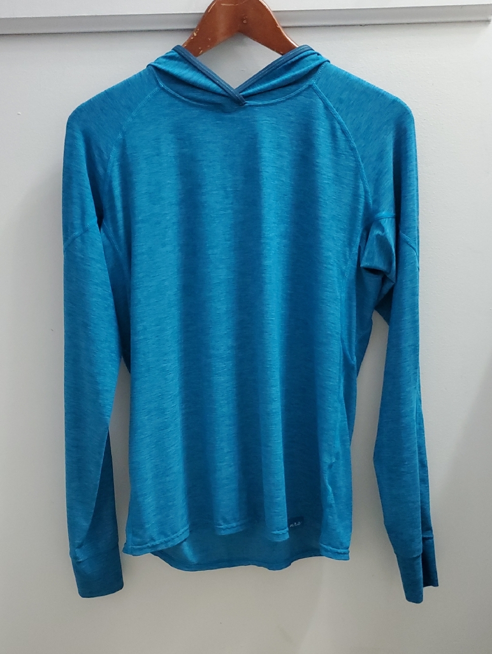 NRS Women's H2core Silkweight Hoodie Size Large Blue